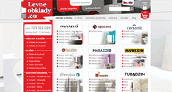 Desktop Screenshot of levneobklady.eu